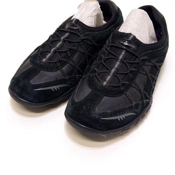 Skechers Breathe Easy SN22474 Womens 8.5 M Walking Running Shoes Relaxed Black - Picture 5 of 7